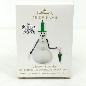 HALLMARK KEEPSAKE ORNAMENT A SNOWY SURPRISE NIGHMARE BEFORE CHRISTMAS 2011 NIB